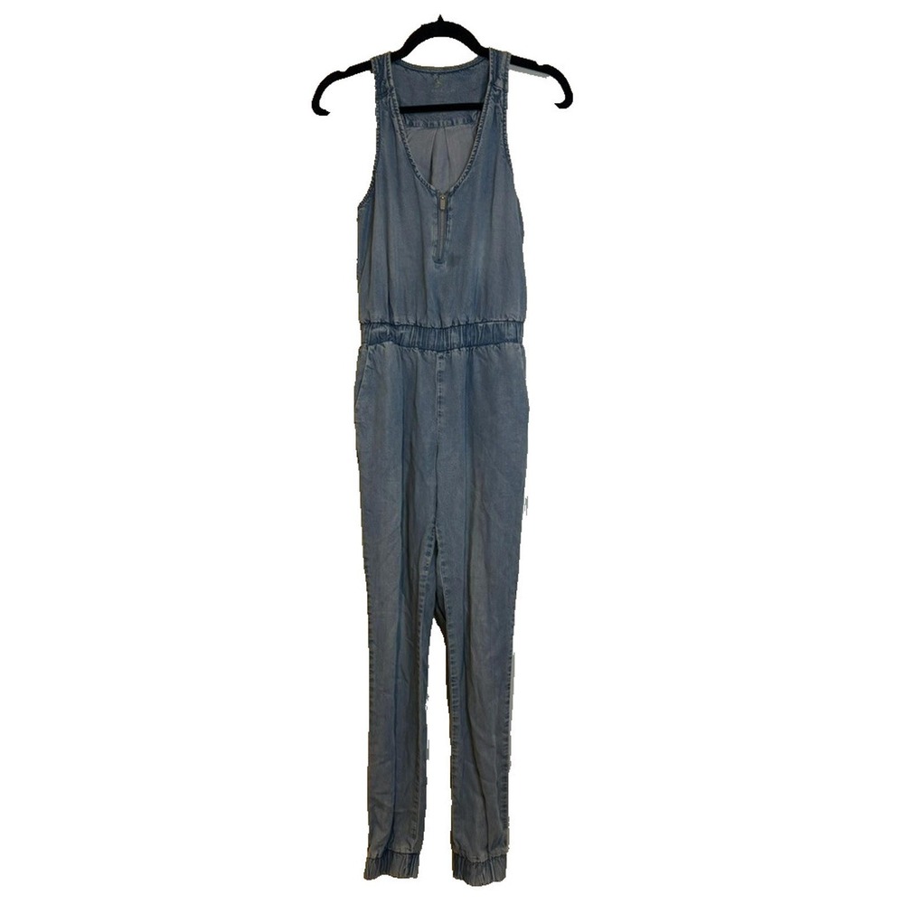 Juicy Couture jeans chambray tank jumpsuit one piece sz S#1768